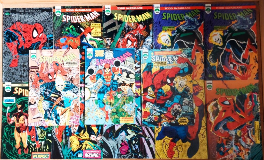 Spider-Man forum rústica 1990-1992