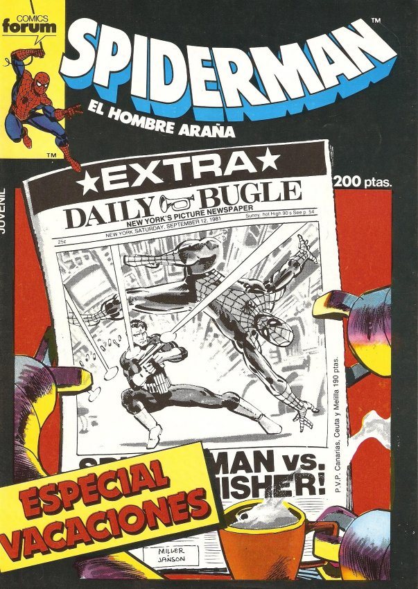 Spiderman Forum vol. 1 Especial Vacaciones 1986