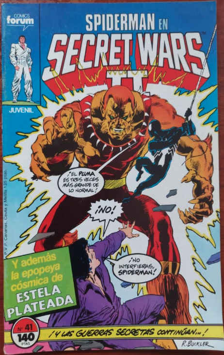 Spiderman en Secret Wars 2 nº 41