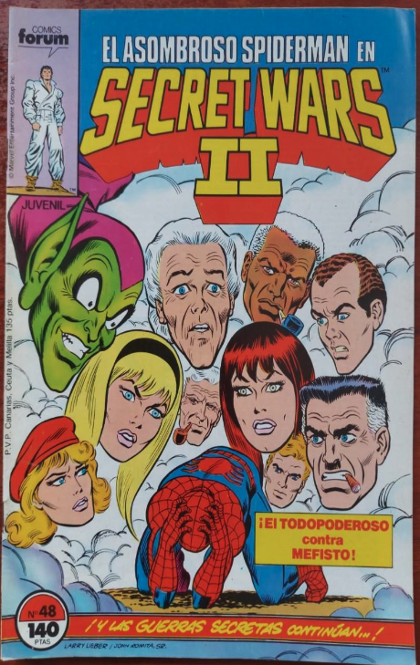 El Asombroso Spiderman en Secret Wars 2 nº 48