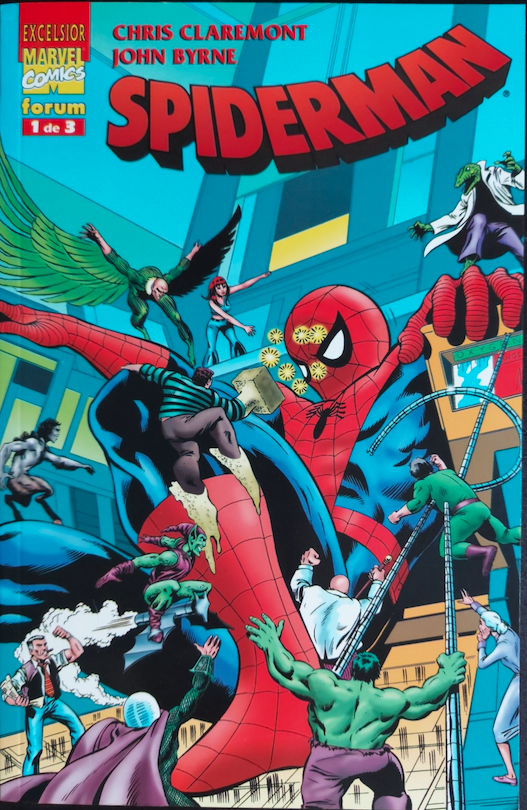 Spiderman de Claremont y Byrne completa 3 tomos