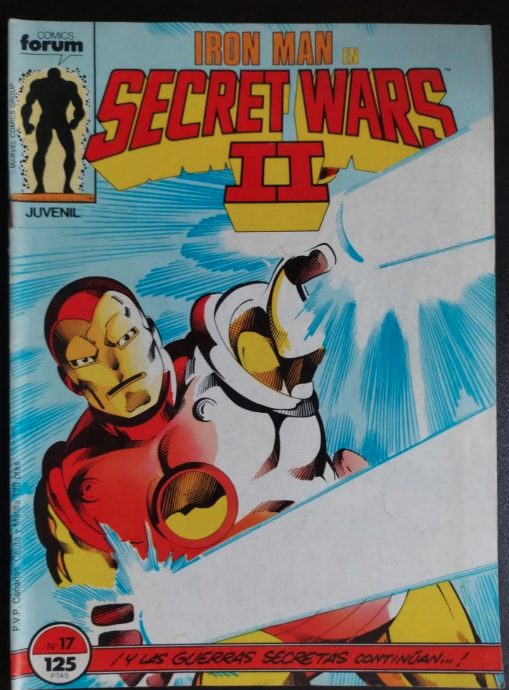 Secret Wars 2 nº 17 - Iron Man - Cómics Forum - 1986