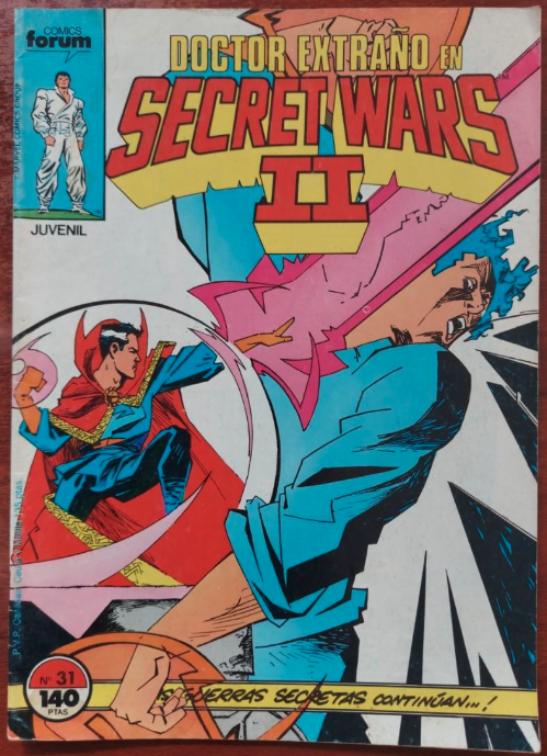 Doctor Extraño en Secret Wars 2 nº 31 - Cómics Forum - 1987