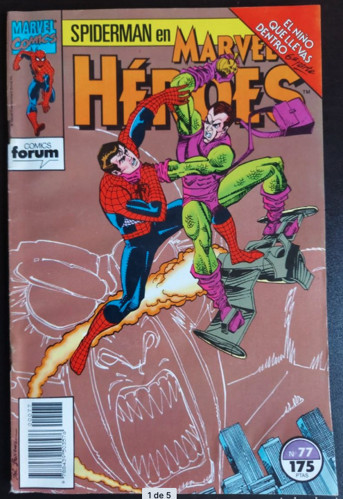 Spiderman en Marvel Heroes nº 77 - El Niño que Llevas Dentro 6º Parte