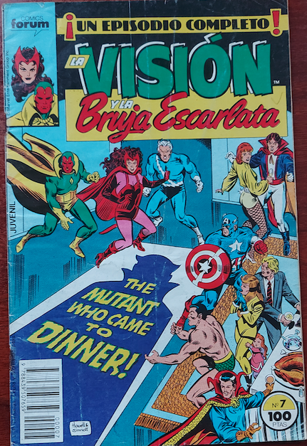 La Visión y La Bruja Escarlata nº 7 Cómics Forum 1988