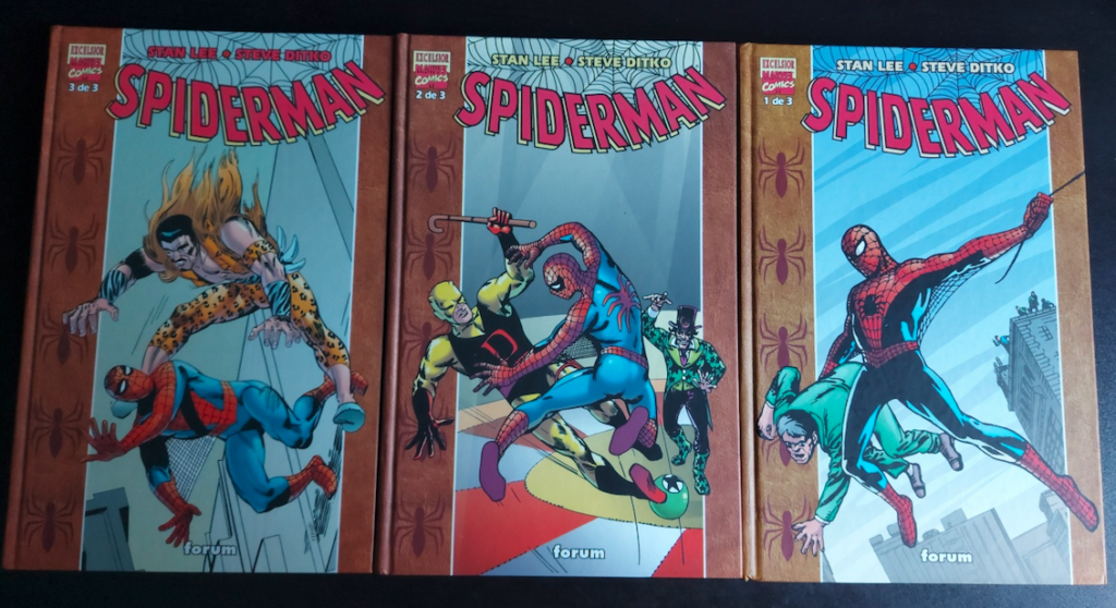 Spiderman de Stan Lee y Steve Ditko 3 tomos completa