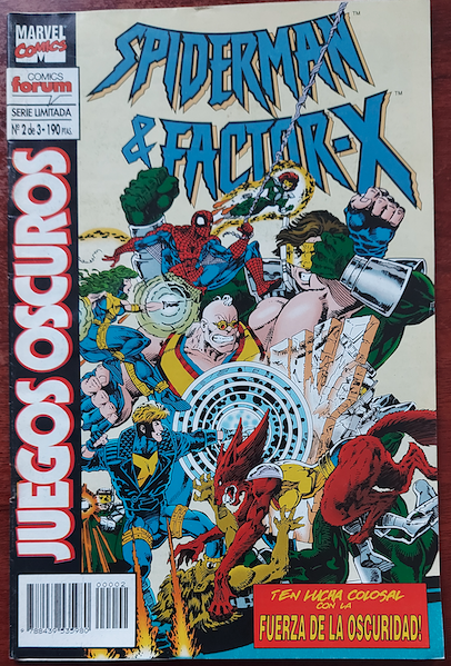 Spiderman y Factor-X Nº 2 de 3 Juegos Oscuros