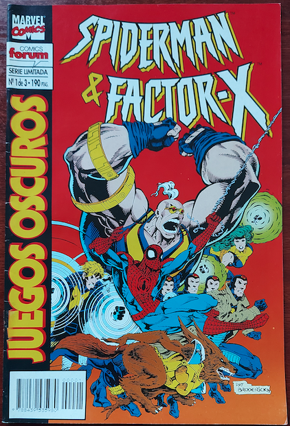 Spiderman y Factor-X Nº 1 de 3 Juegos Oscuros