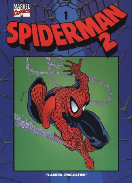 Spiderman Coleccionable Azul Nº 1 de Planeta-DeAgostini 2004
