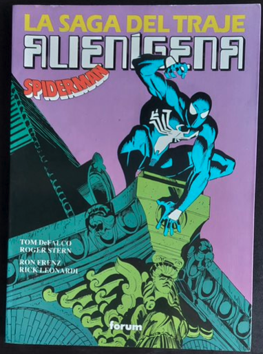 Spiderman La Saga del Traje Alienígena Obras Maestras Nº 5