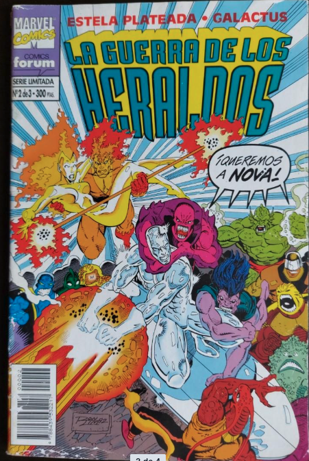 Estela Plateada - Galactus - La Guerra de los Heraldos nº 2 de 3