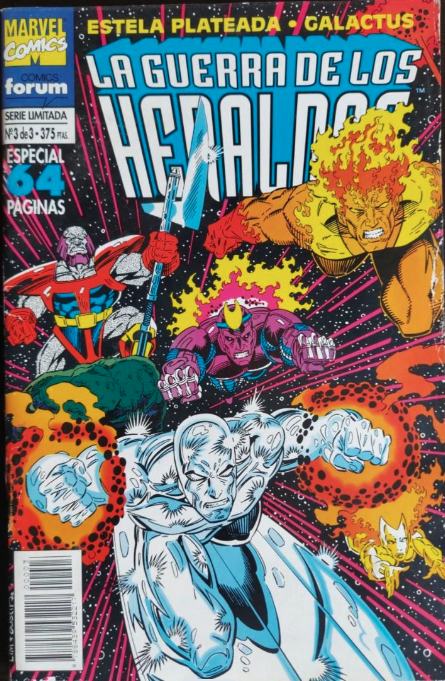 Estela Plateada - Galactus - La Guerra de los Heraldos nº 3 de 3