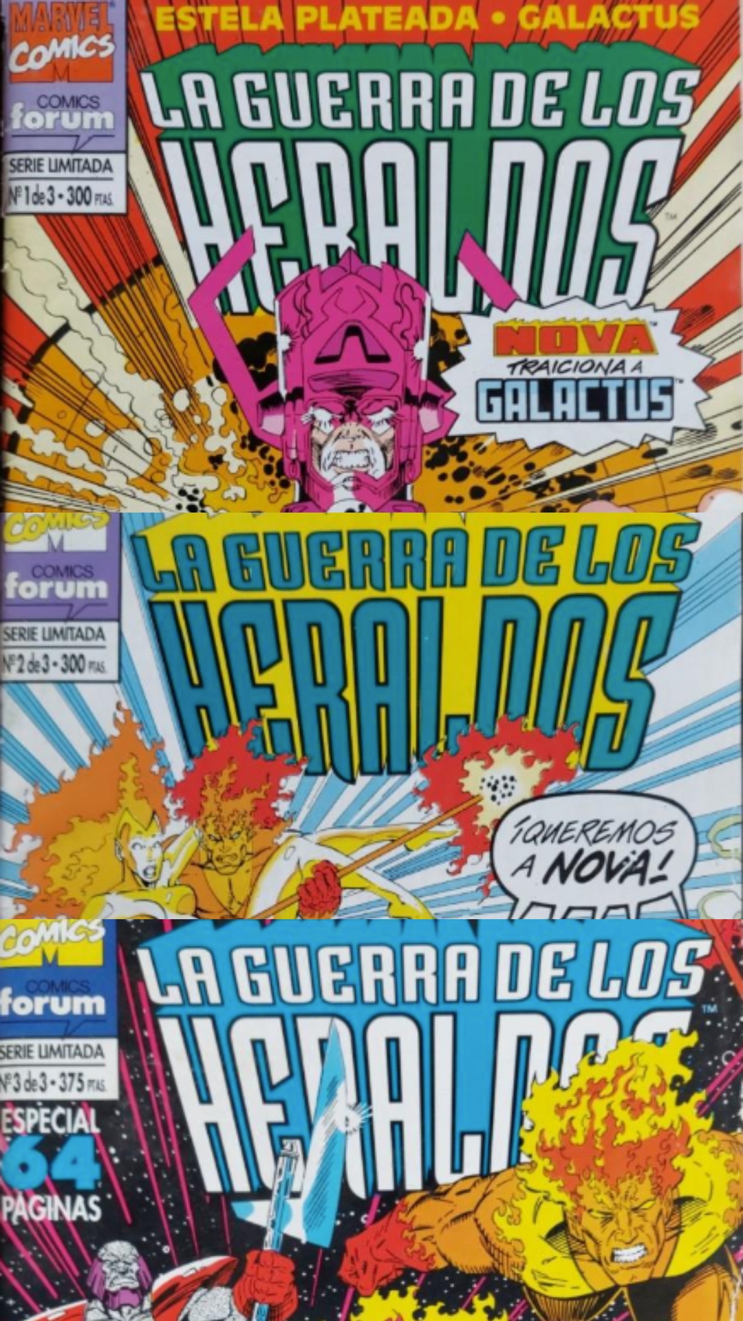 Estela Plateada - Galactus - La Guerra de los Heraldos - Completa 3 Números