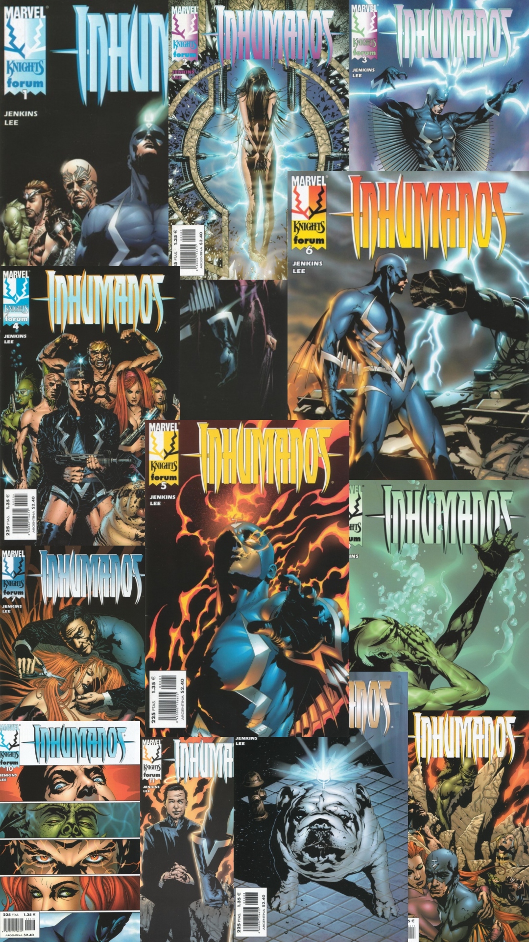 Marvel Knights - Inhumanos - Completa 12 tomos - Cómics Fórum - Años  1999 - 2000