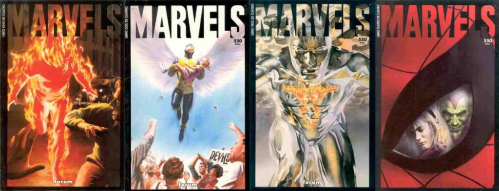 Marvels Colección de 4 tomos - Colección Prestigio Vol. 1 Nºs 67-69-70 y 71