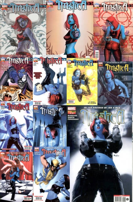 Mística Colección de 12 tomos Panini Cómics 2005 - 2006