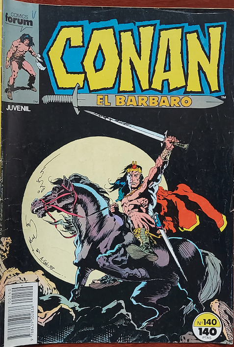 Conan El Bárbaro nº 140 Forum 1988