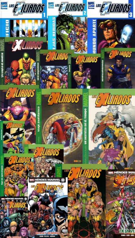 Los Exiliados Colección de 24 tomos Comics Forum y Panini 2003 - 2010