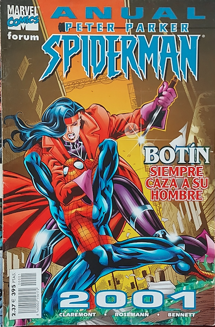 Anual Peter Parker Spiderman 2001 - Botín Siempre Caza a su Hombre