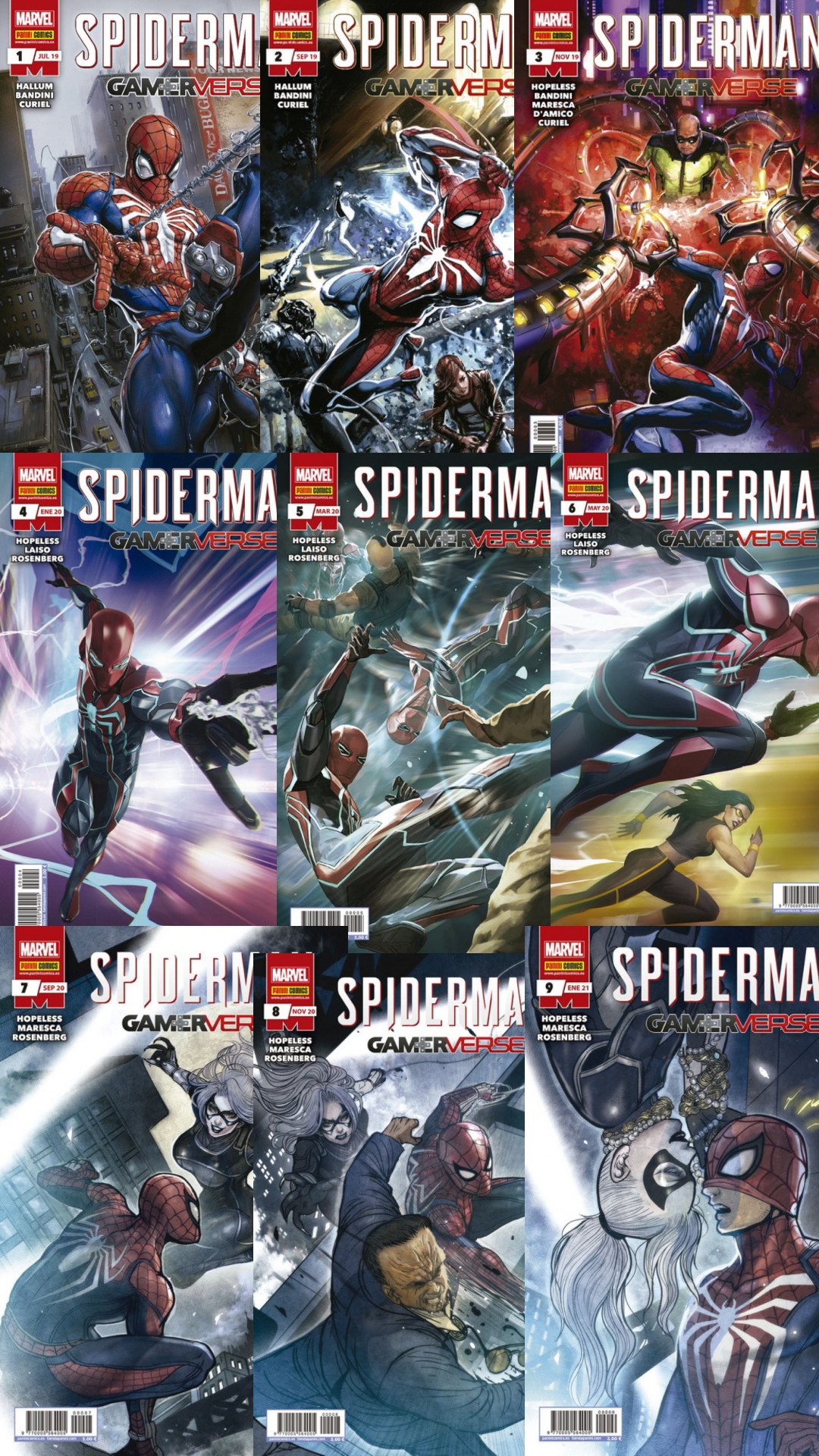 Spiderman Gamer Verse - Colección de 9 Tomos