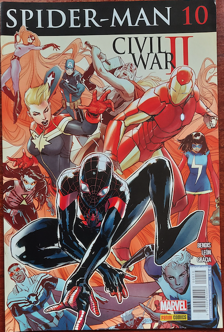 Miles Morales Spider-man nº 10 en Civil War II - 4ª Parte 2
